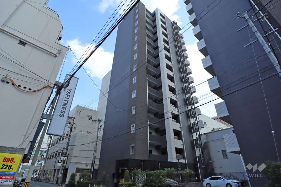 レジュールアッシュPREMIUM-TWINの外観（西側から）