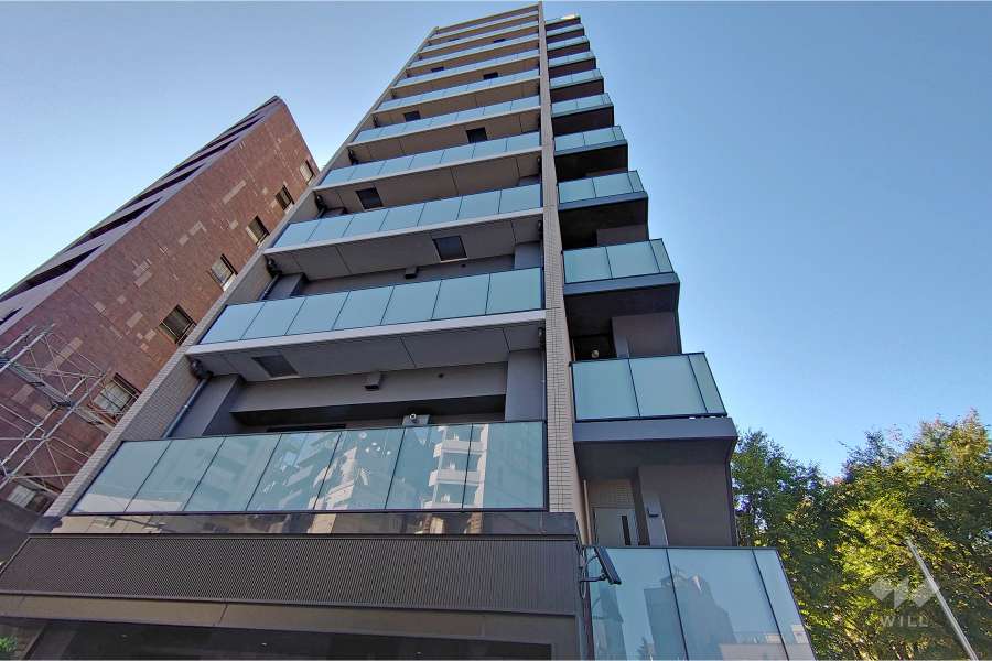 プライムスタイル広尾の外観（北西側から）