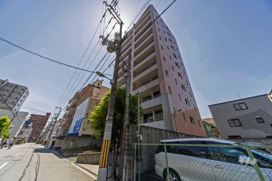 アークフォレスト九条の外観（北東側から）