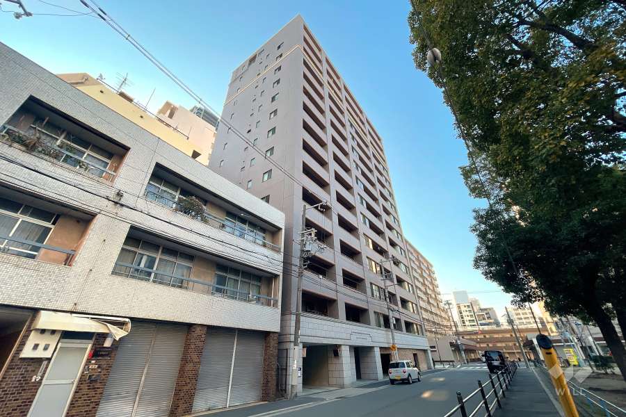 アーバンビュー南堀江の外観（北西側から）