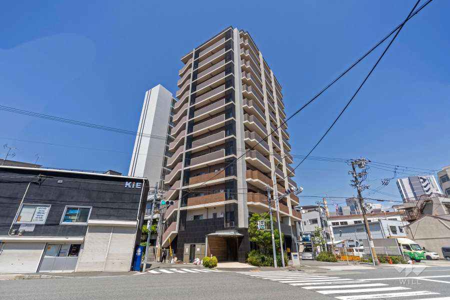 アービング川口の外観（南西側から）