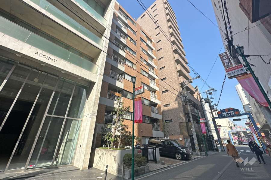 ヴァンベール南堀江の外観（南西側から）