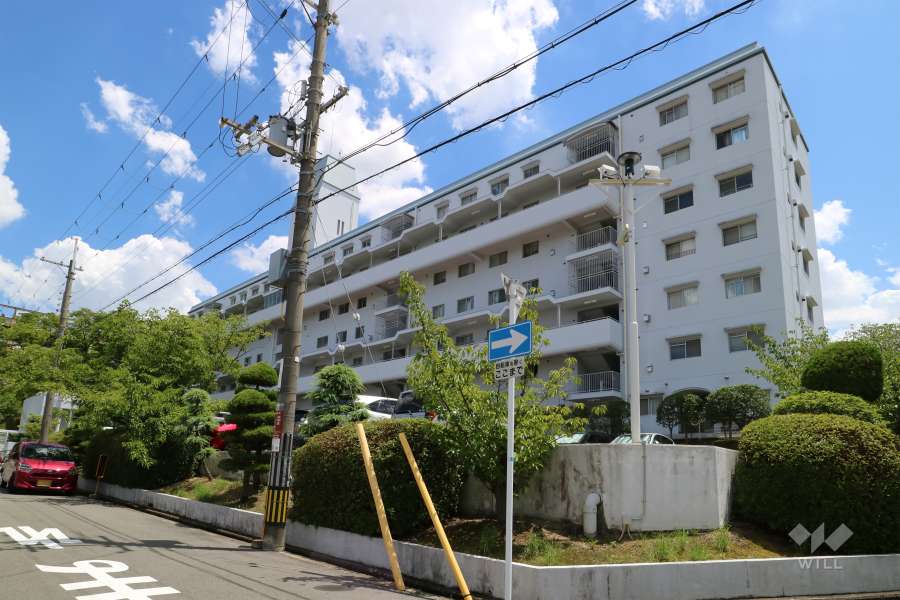 ＯＴＣ第一ハイツの外観（北西側から）