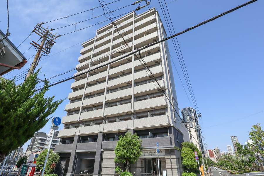 エスリード南堀江リバーサイドの外観（南側から）