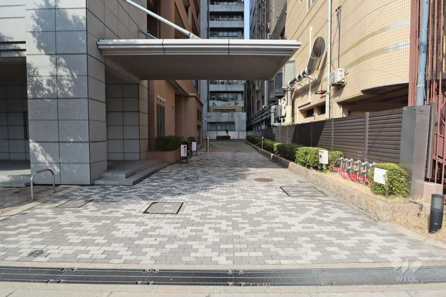 駐車場の出入口