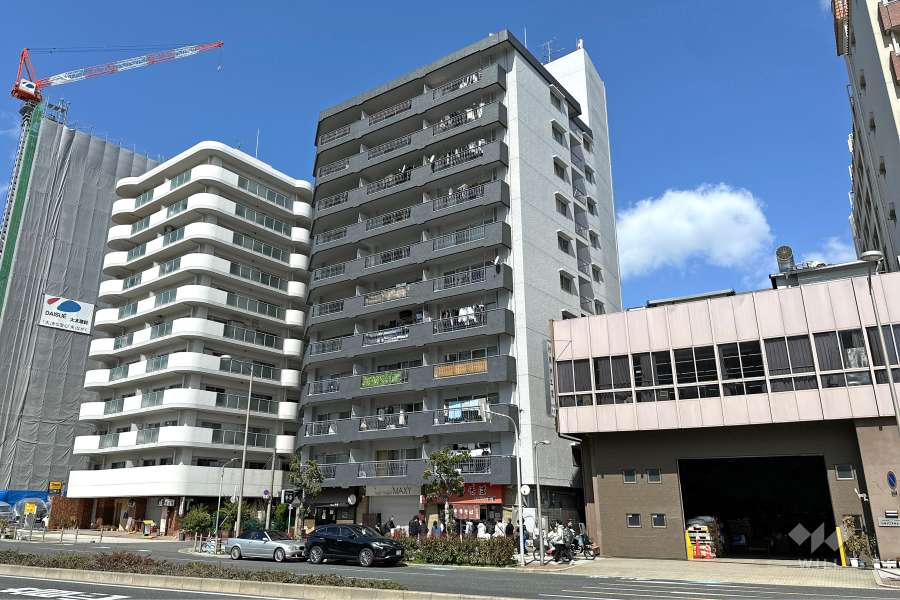 キャピタル西長堀の外観（南東側から）