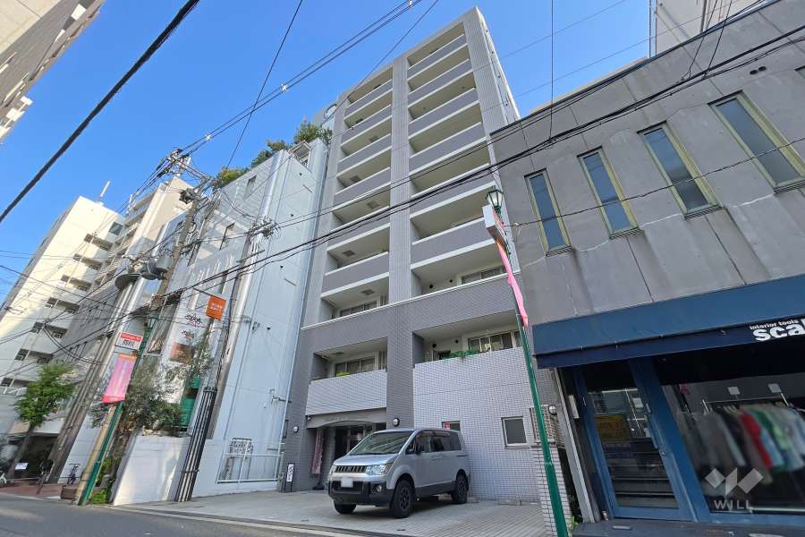 グランドシーズ南堀江の外観（南東側から）