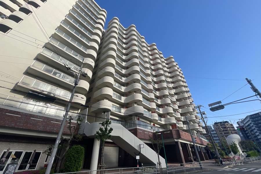 グランドメゾン長堀の外観（B棟　南東側から）