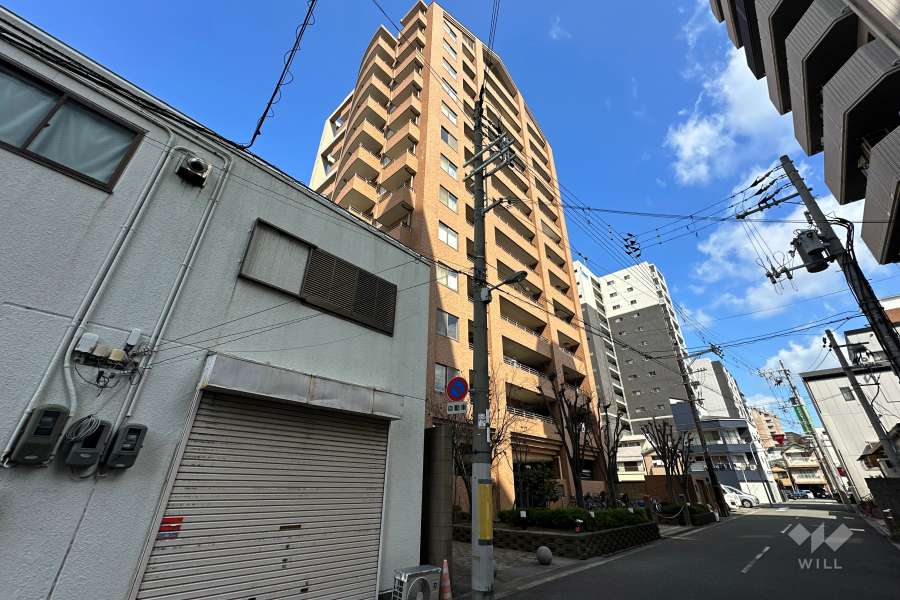 サンクタス千代崎ライトスクエアの外観（南東側から）