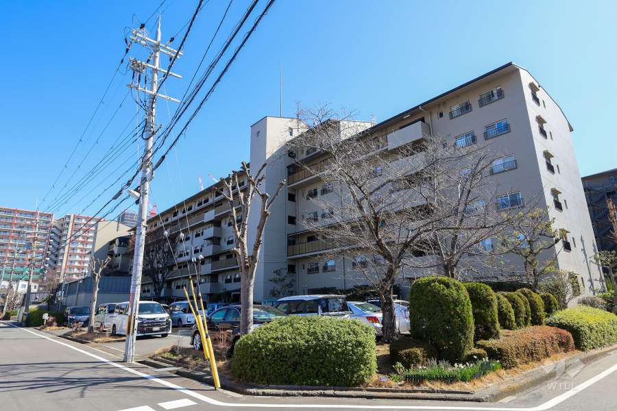 ニューセンバハイツの外観（北西側から）