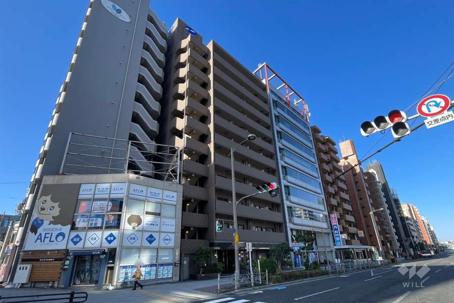 シティライフクラウンハイム長堀通の外観（北東側から）