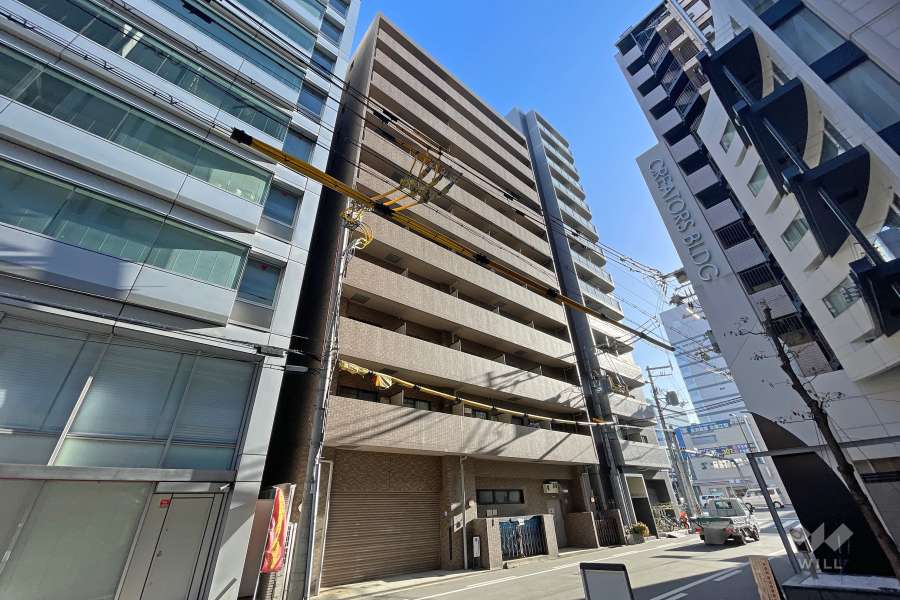 シティライフクラウンハイム長堀通の外観（南西側から）