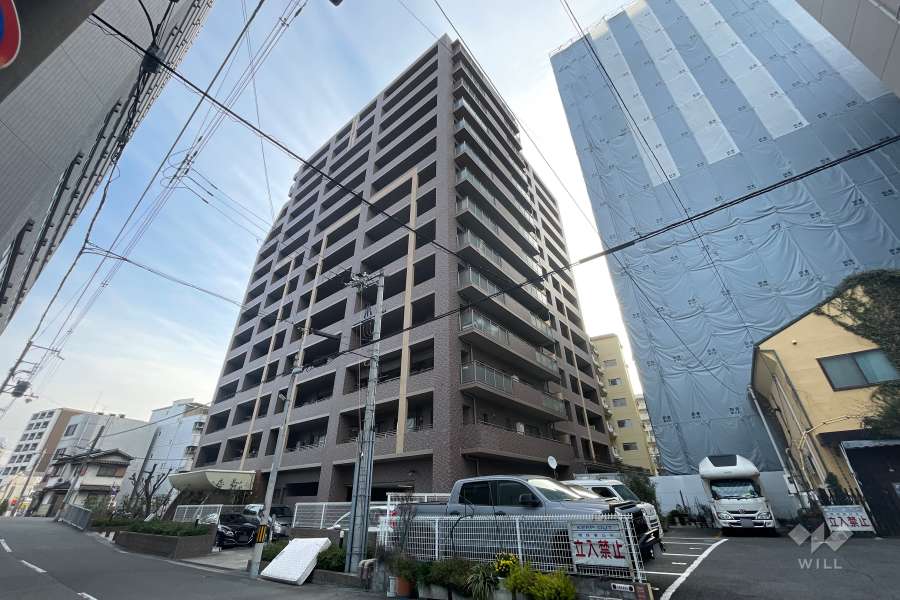 シティライフ西長堀リバーサイドの外観（南西側から）