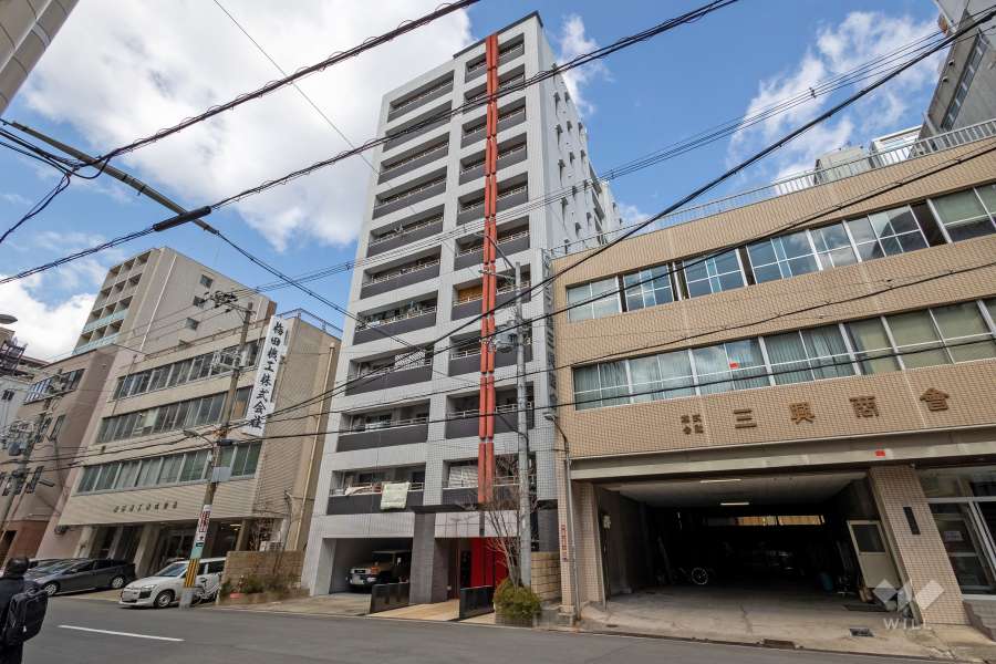 シティライフ本町西ラブニールの外観（南東側から）