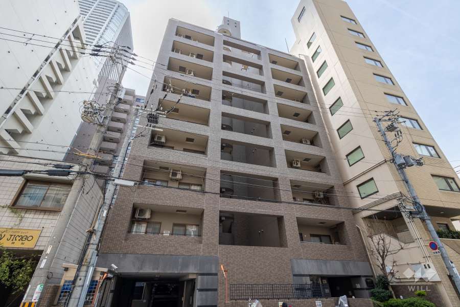 シャルマンフジリッツ本町の外観（北東側から）