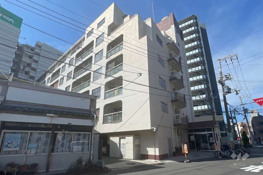シャンティ九条の外観（南側から）