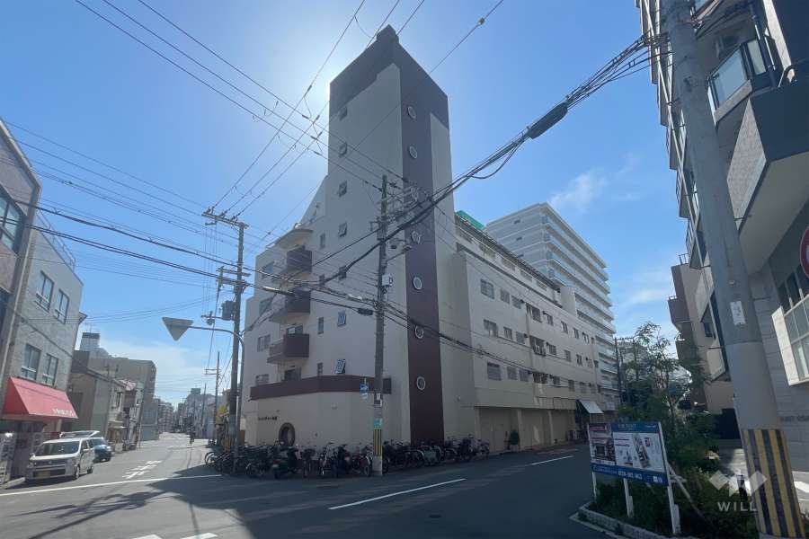 シャンティ九条の外観（北東側から）　