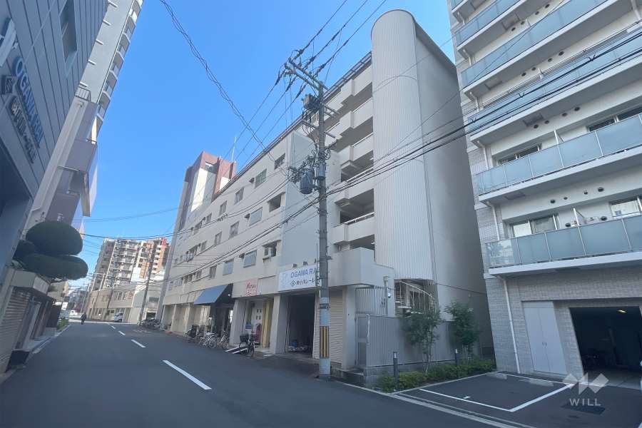 シャンティ九条の外観（北西側から）　