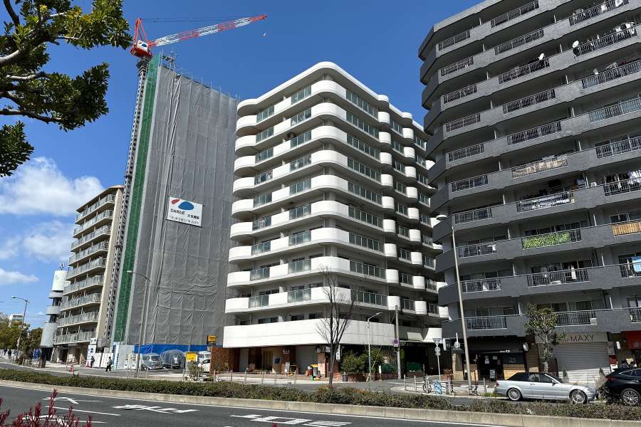 ストークマンション長堀の外観（南東側から）