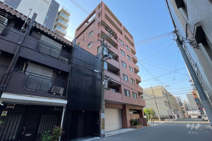 セレッソコート南堀江マルティアの外観（北西側から）