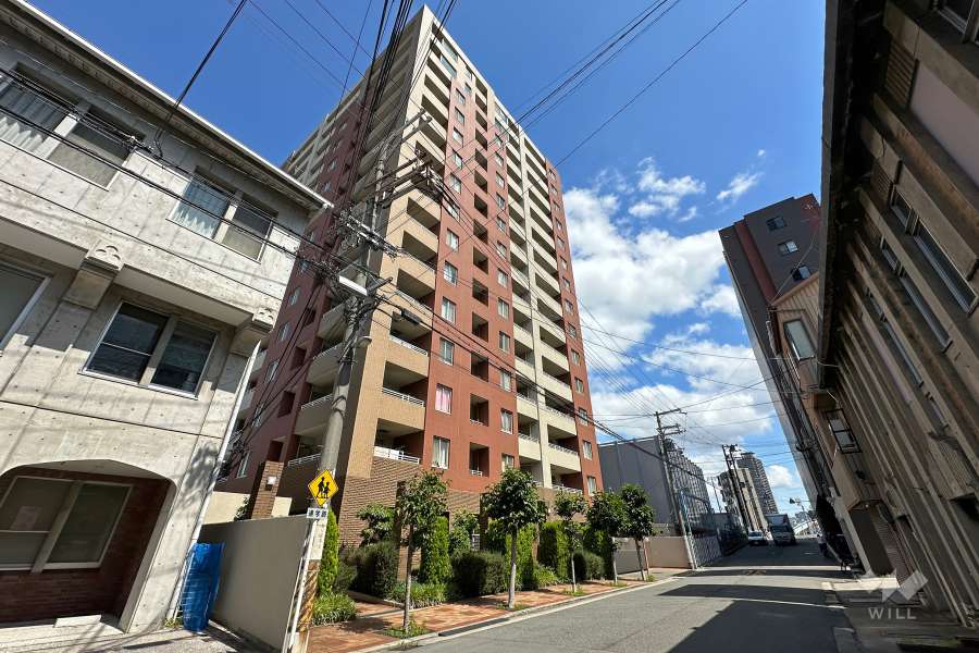 セントラルレジデンス阿波座シティタワーの外観（南東側から）
