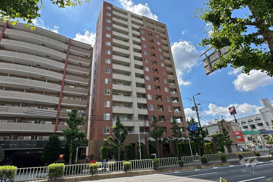 セントラルレジデンス阿波座シティタワーの外観（北西側から）