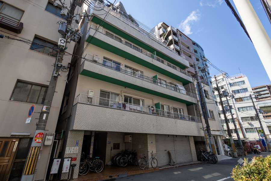 ダイアパレス阿波座の外観（北東側から）