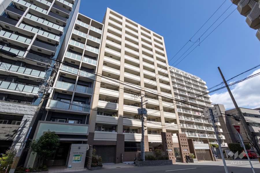 ディークラディア本町Westの外観（南西側から）