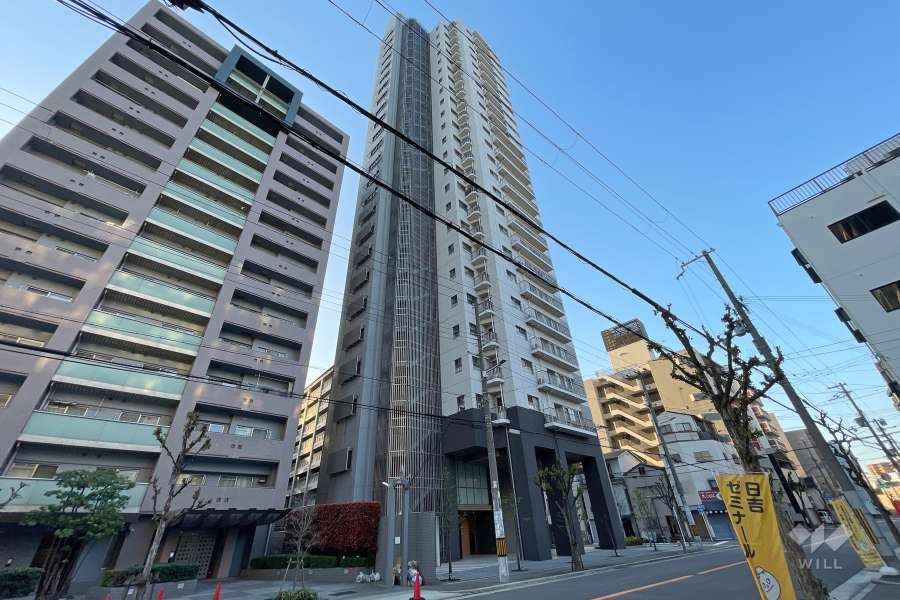 ドゥーシェ南堀江の外観（北西側から）