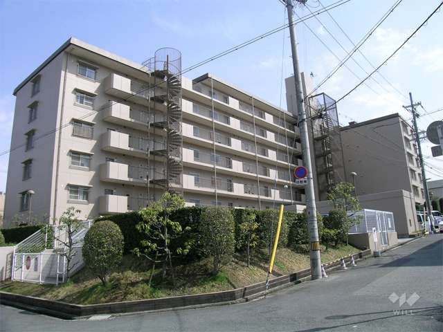 ＯＴＣセントラルハイツの外観（北西側から）