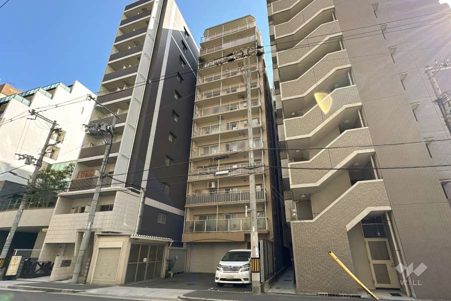 ネオハイツ南堀江の外観（北西側から）