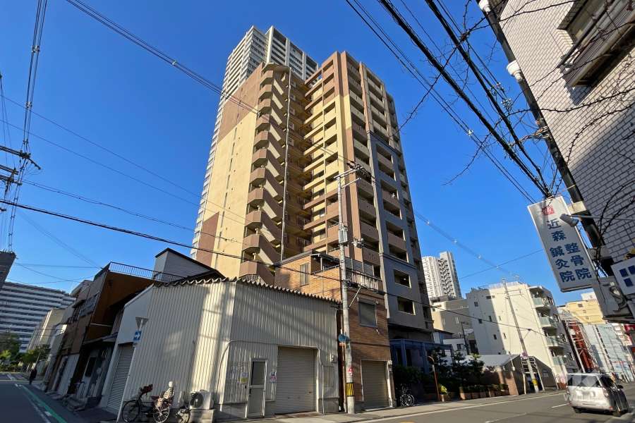 ネバーランド南堀江の外観（北東側から）