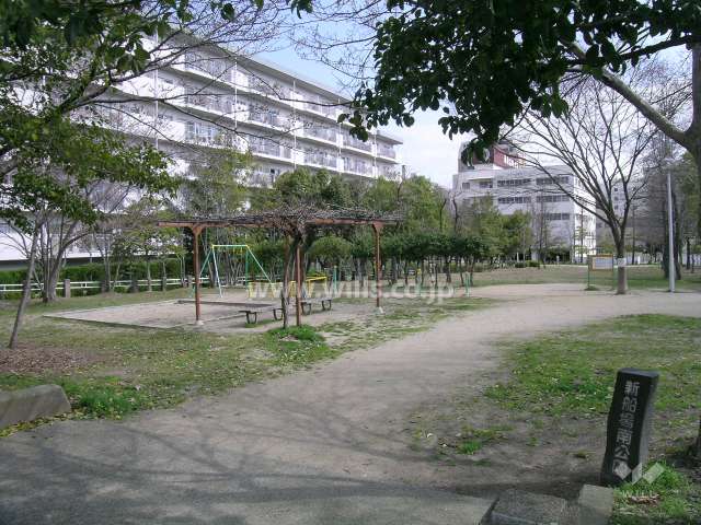 敷地の南側にある『新船場南公園』