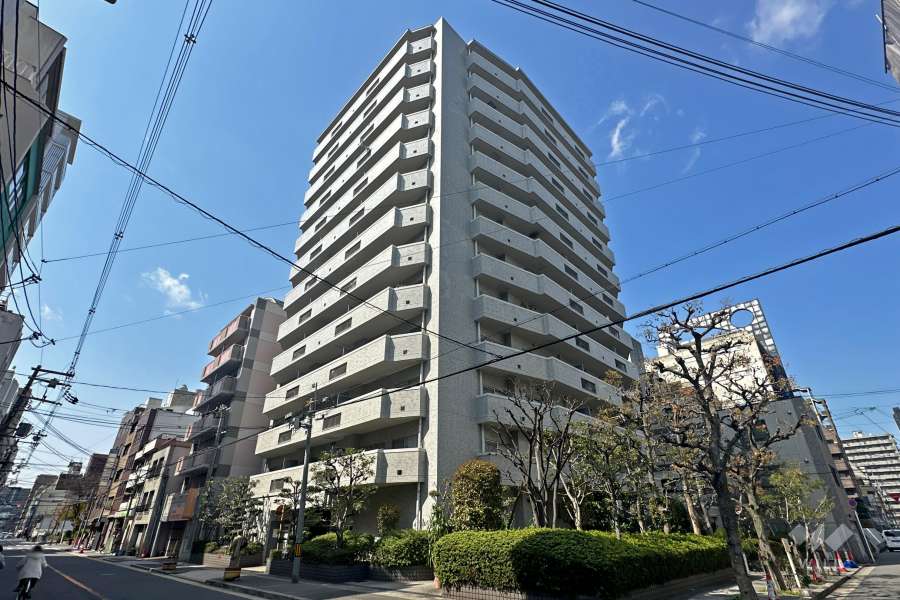 ハイネスあみだ池公園の外観（南東側から）