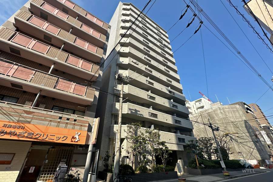 ハイネスあみだ池公園の外観（南西側から）