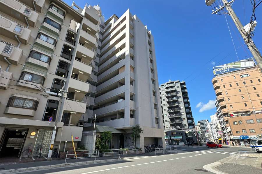 ビーバードルチェドーム前千代崎の外観（北東側から）