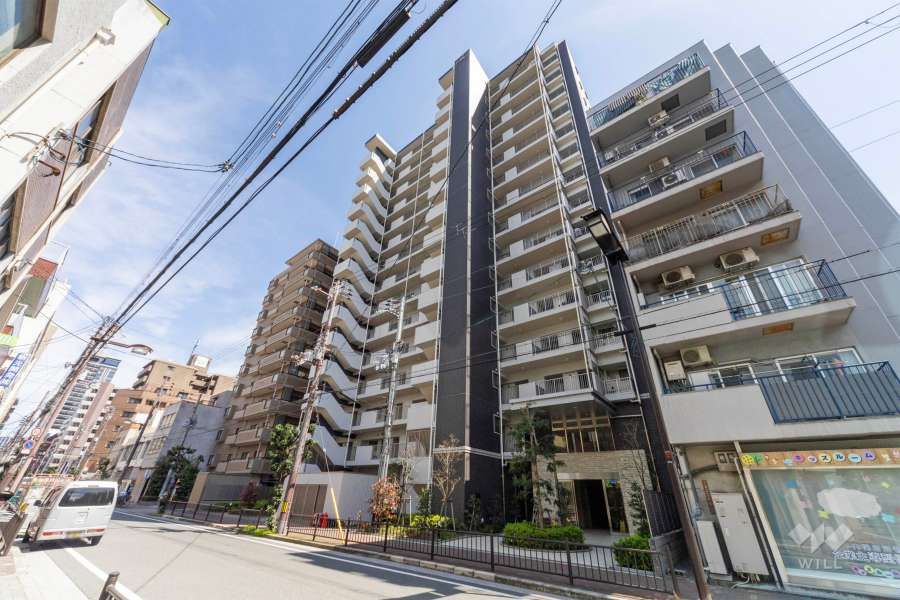 ブラームス靱公園の外観（西側から）