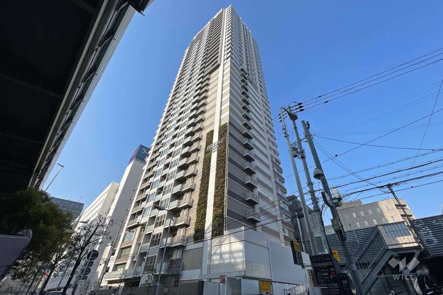ブランズタワー南堀江の外観（北東側から）