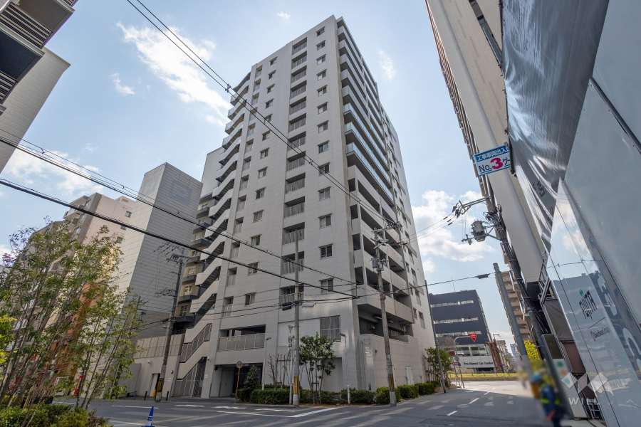 プレミスト新町の外観（北西側から）