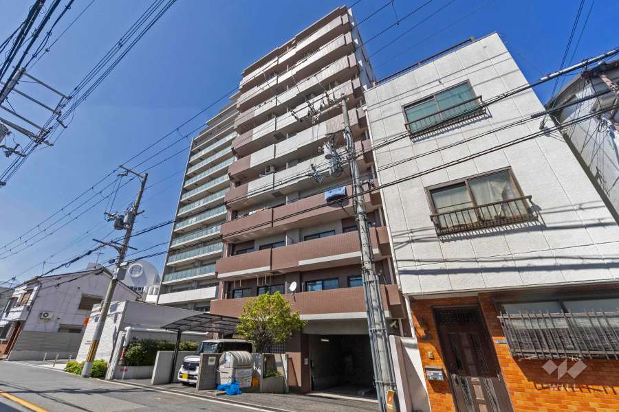 ベルデフラッツ九条の外観（南東側から）