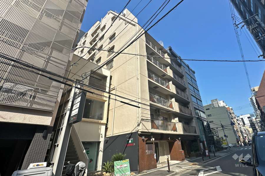 マンション北堀江の外観（南西側から）