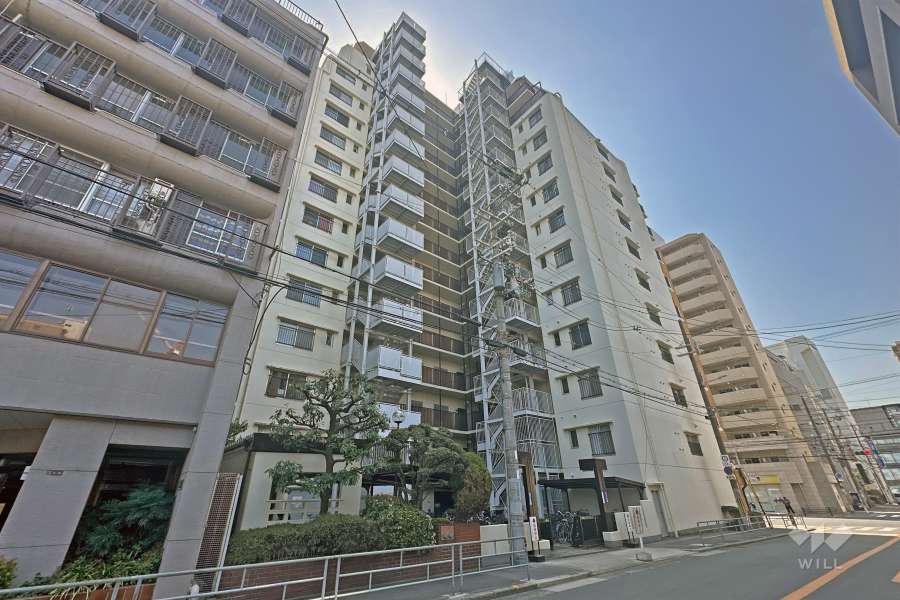 メゾンドヴィル北堀江の外観（北東側から）