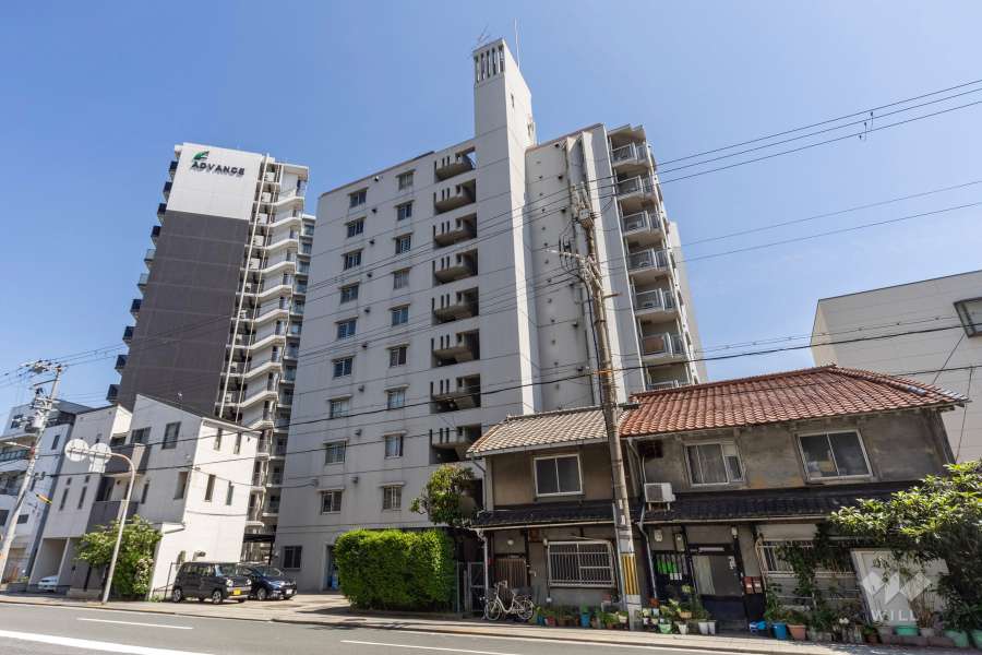 ユーロハイツ本田の外観（北西側から）