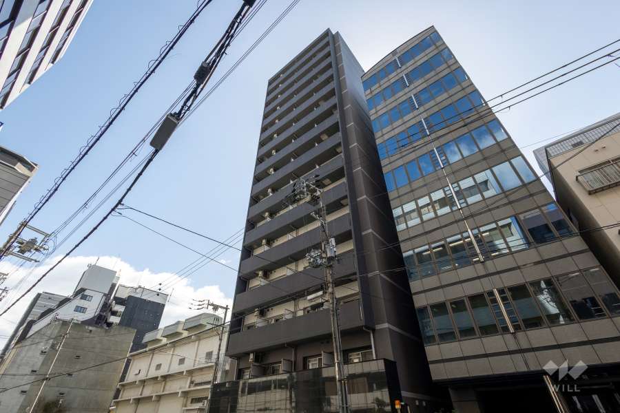 LAV心斎橋ウエストの外観（北西側から）