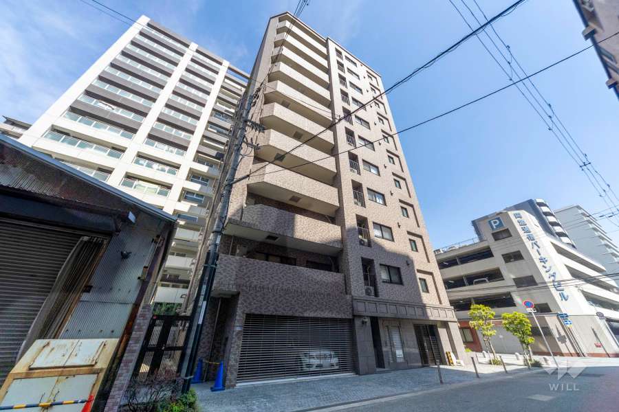 リーガル江戸堀の外観（北西側から）