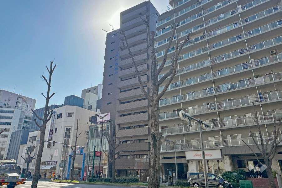 リーガル南堀江の外観（北東側から）