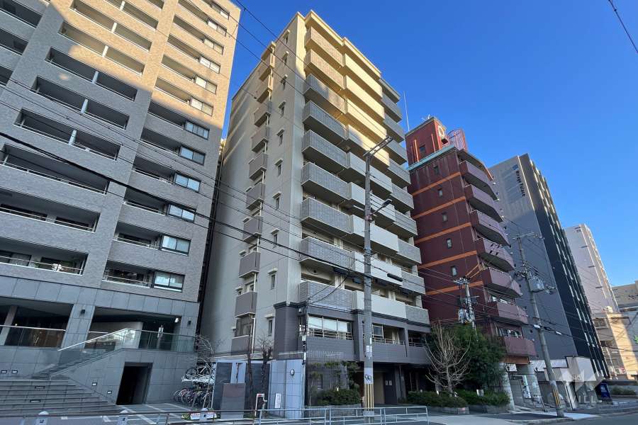 リベール南堀江アネックスの外観（南東側から）