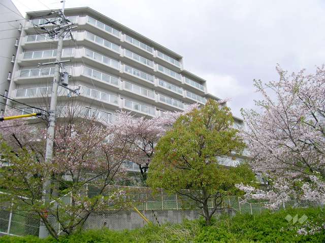 箕面東コーポラスの外観（南東側から）