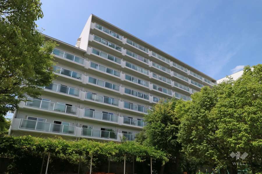 箕面東コーポラスの外観（南西側から）