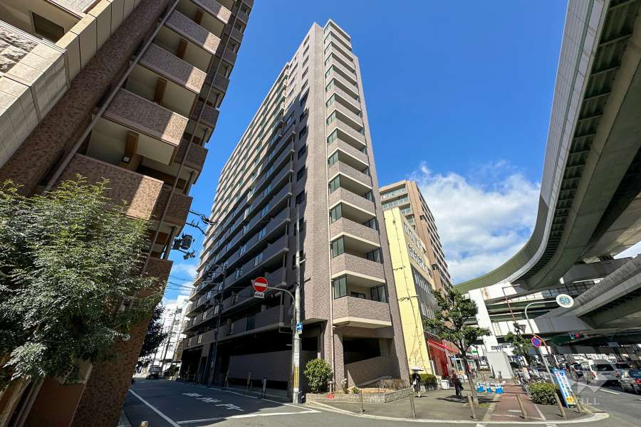 ルナピエーナ阿波座の外観（南東側から）